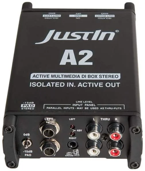 Justin A2 Multimedia-DI-Box Stereo
